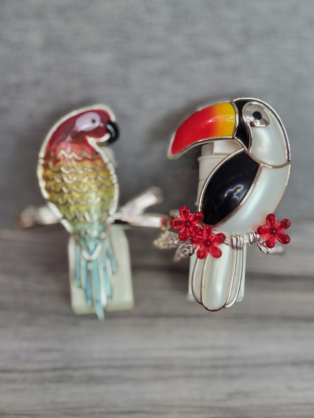 Bath & Body Works Tropical Parrot Wallflower Plug-In Holders – Set of 2